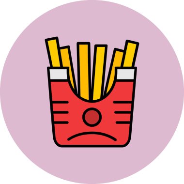 Gıda simgesinin vektör illüstrasyonu