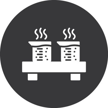 Izgara yap. Web simgesi basit illüstrasyon