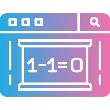 Futbol. Web simgesi basit illüstrasyon