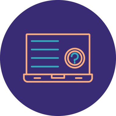 Web simgesi vektör illüstrasyonu