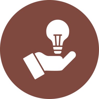 ampul simgesi vektör illüstrasyonu