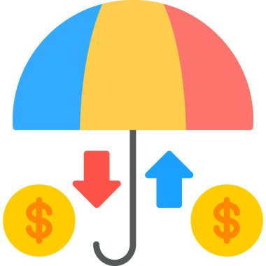iş büyümesi düz simgesi, iş konsepti