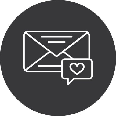 İleti harfi iletisi vektör illüstrasyonu