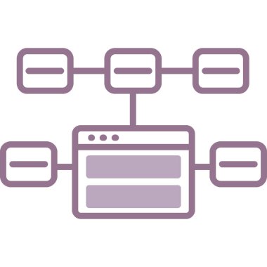 Web tarayıcı simgesi, vektör çizim