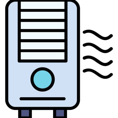 Klima simgesi, vektör illüstrasyonu