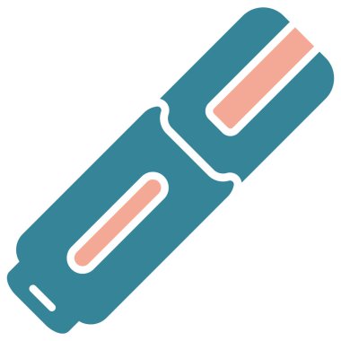 Çizgi film simgesinin vektör çizimi