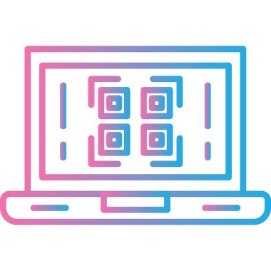 seo modern simgesinin vektör illüstrasyonu