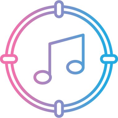 Resim müzik simgesi, modern biçim