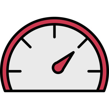 Hız göstergesi simgesi, dış hat vektörü