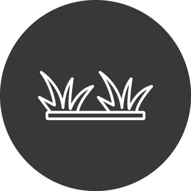 Bitki simgesi, bitki vektörü, vektör illüstrasyonu