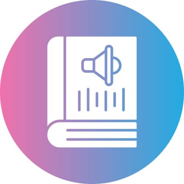 Kitap simgesinin vektör illüstrasyonu