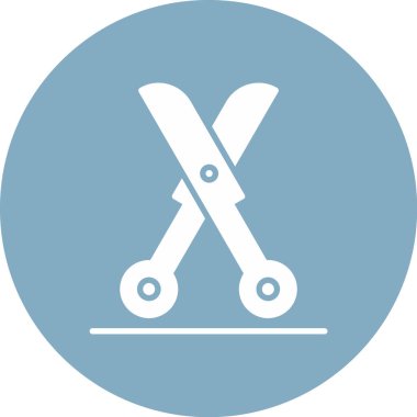 Tornavida. Web simgesi basit illüstrasyon