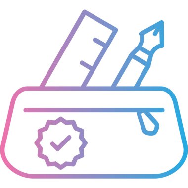 fırça. Web simgesi basit illüstrasyon