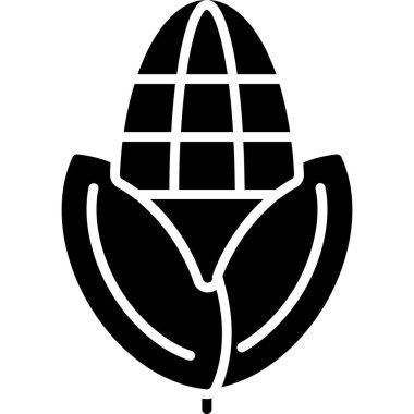 Çiçek simgesi. Çiçek vektör simgesi web için basit örnek