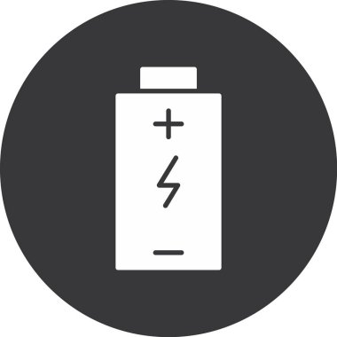 Pil. Web simgesi basit illüstrasyon