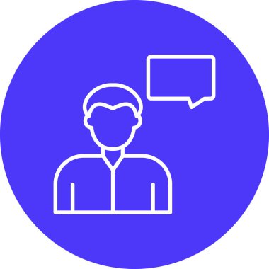 İş simgesinin vektör illüstrasyonu