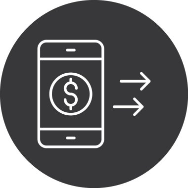 para cep telefonu simgesi düz biçimli