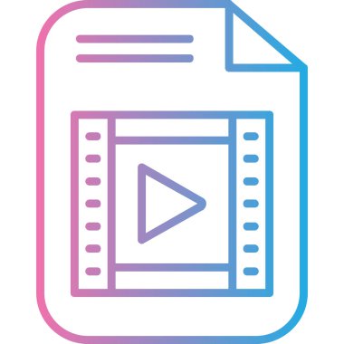 Kişisel ve ticari kullanım için vektör çoklu ortam simgesini.