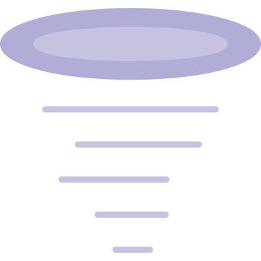 Büyük ve büyük yuvarlak bir simgenin gösterimi