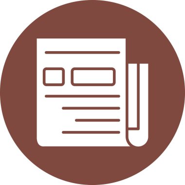 Belgenin vektör illüstrasyonu