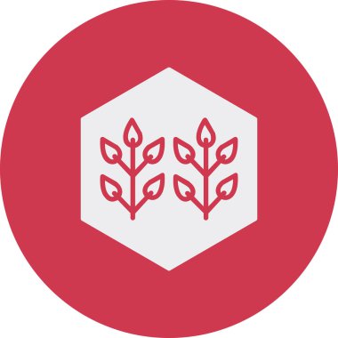 çiçek simgesi vektör illüstrasyonu