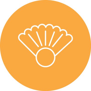 Kabuk simge vektör çizim