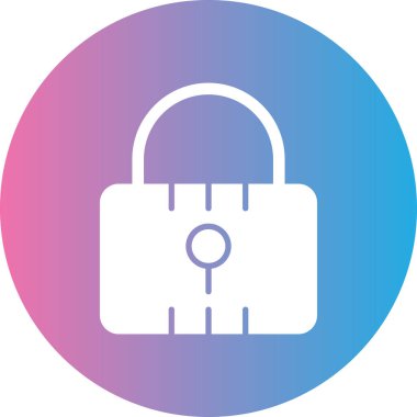 Modern simge vektör illüstrasyonunu kilitle