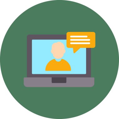 Video konferansı. Basit resimleme