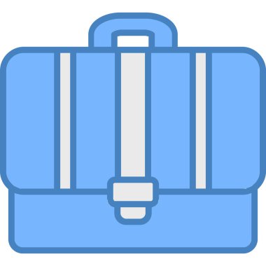 Çanta. Web simgesi basit illüstrasyon