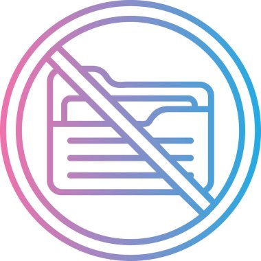 belge simgesi vektör illüstrasyonu