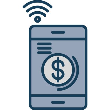 ödemeli mobil ödeme simgesi - özet biçimi