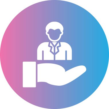 Modern doktorun vektör çizimi