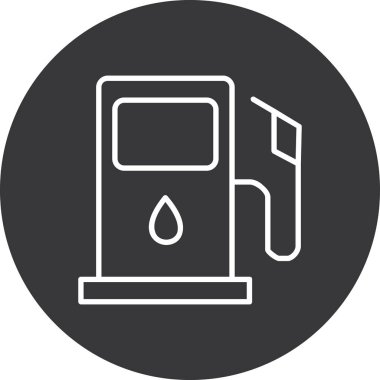 Yakıt Vektörü Şekil Simgesi Tasarımı