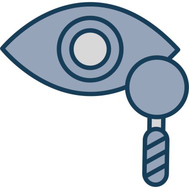 Göz bakımı vektör simgesi