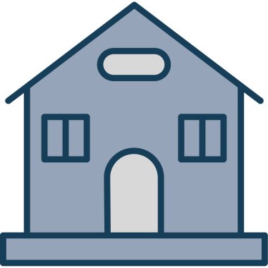 Ev. Web simgesi basit tasarım