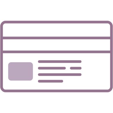 kart simge vektör çizim