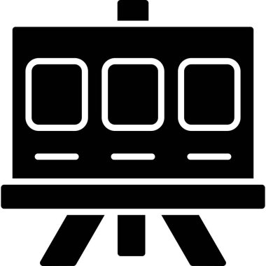 Kamera simgesi, vektör illüstrasyonu