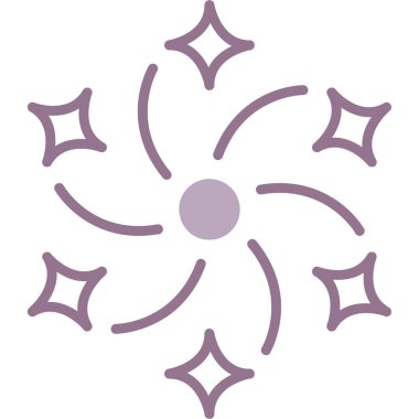 Bir yıldız simgesinin vektör illüstrasyonu