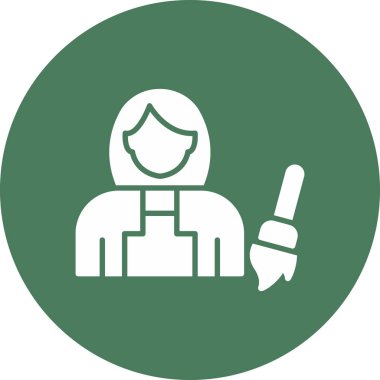 Bir insan simgesinin vektör illüstrasyonu