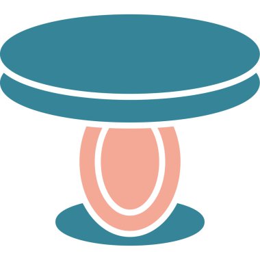 yuvarlak şapka, illüstrasyon, vektör, beyaz arkaplan.