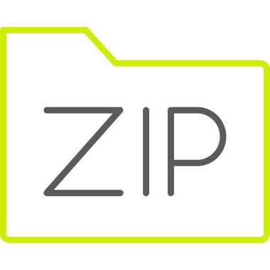 Vektör Zip dosya simgesi