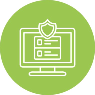 Web simgesi vektör illüstrasyonu