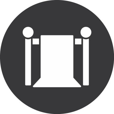 Tek bir simgenin vektör illüstrasyonu