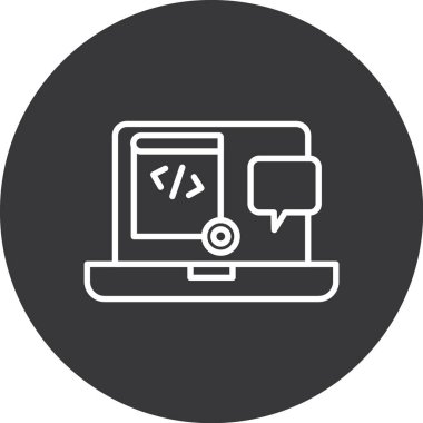 Web tasarım simgesi, vektör illüstrasyonu