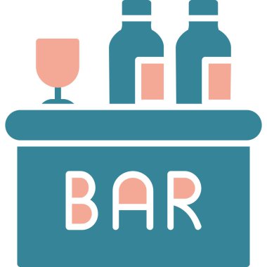bar. Web simgesi basit illüstrasyon