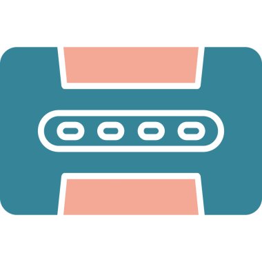 Oyun konsolu. Basit resimleme