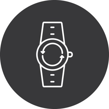 watch simge vektör çizim