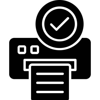 kontrol simgesi, vektör illüstrasyonunu kontrol et