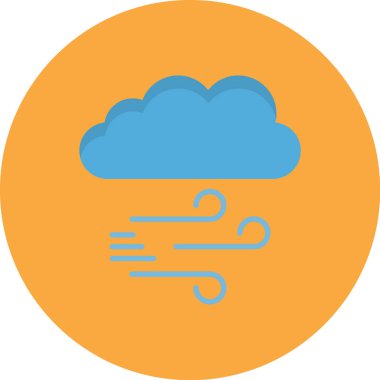 Bulut. Web simgesi basit illüstrasyon