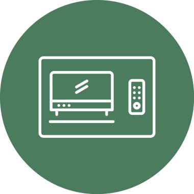 vektör lcd simgesi illüstrasyonu